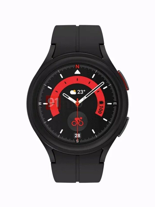 Official 3D renders of the Samsung Galaxy Watch5 and Watch5 Pro.