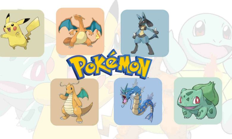 Favorite Pokemon of Each Type