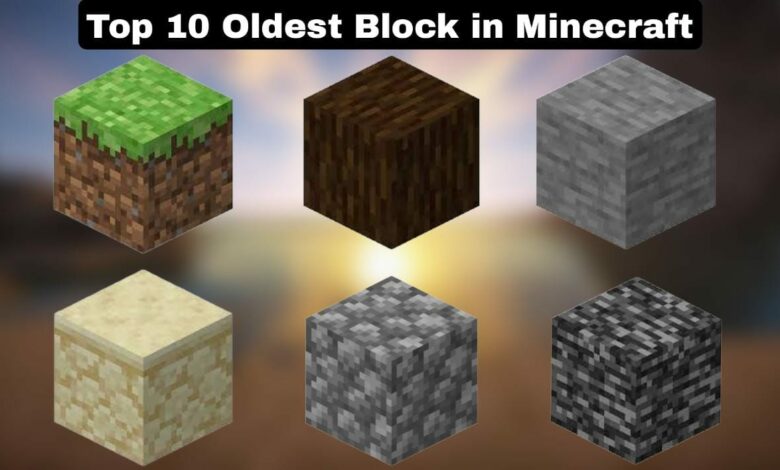 Top 10 oldest block in Minecraft