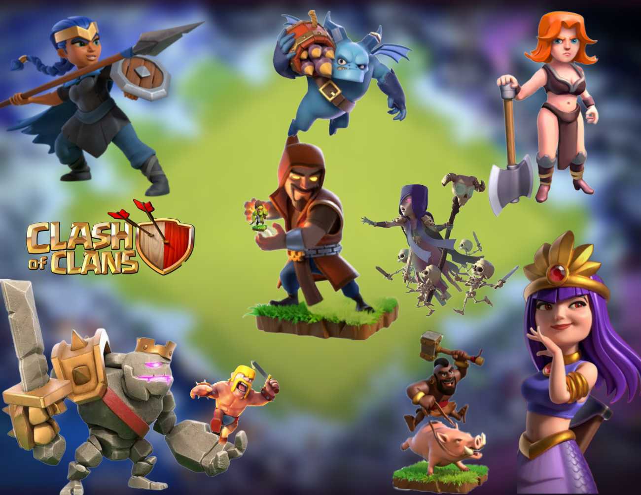 Clash of Clans Characters