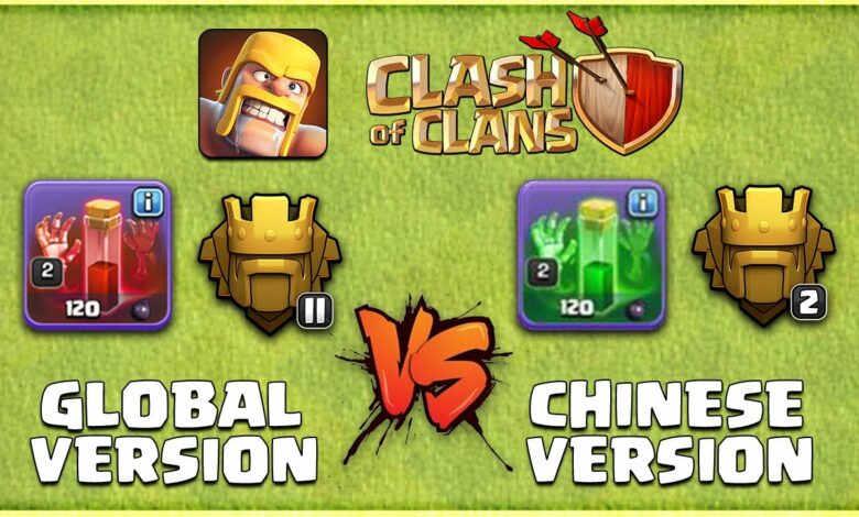 Chinese Vs Global Version Clash of Clans