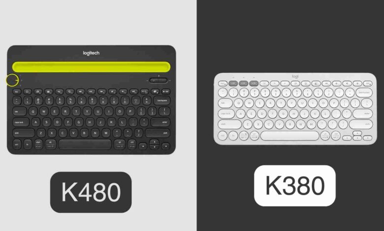 logitech k380 vs k480